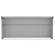 VIDAXL - vidaXL Abri de jardin mural Anthracite 118x382x178 cm Acier - vignette