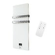 SANNOVER - Sèche-Serviette Electrique en Verre mural Omiros Sannover 850 W Blanc - vignette