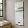SANNOVER - Sèche-Serviette Electrique en Verre mural Omiros Sannover 850 W Blanc - vignette