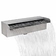 VIDAXL - vidaXL Lame d'eau rectangulaire 30 cm Acier inoxydable pour piscine - vignette