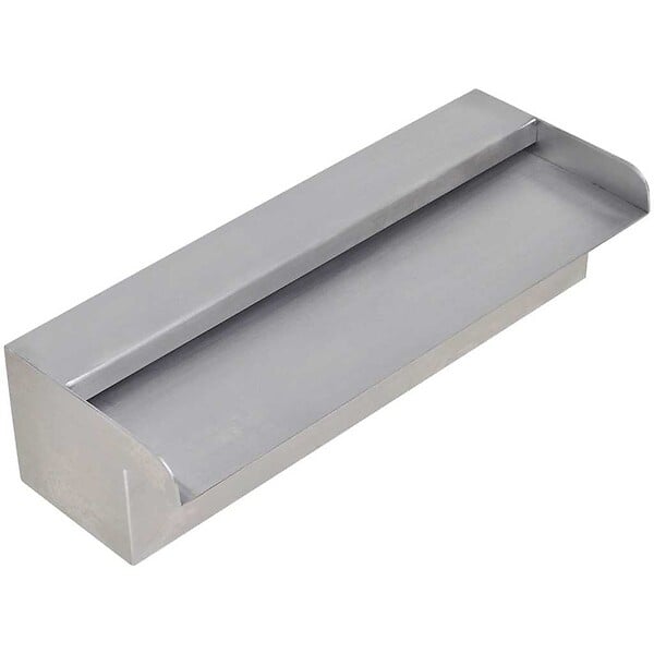 VIDAXL - vidaXL Lame d'eau rectangulaire 30 cm Acier inoxydable pour piscine - large
