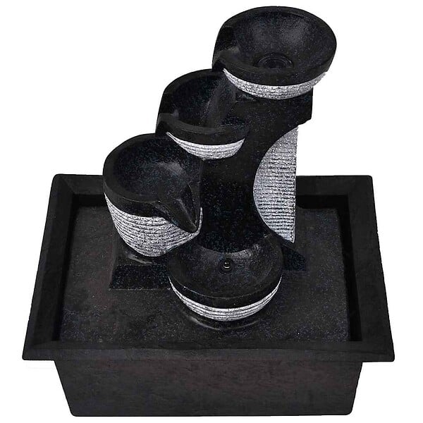 VIDAXL - vidaXL Fontaine d'intérieur avec lampe LED Polyrésine - large