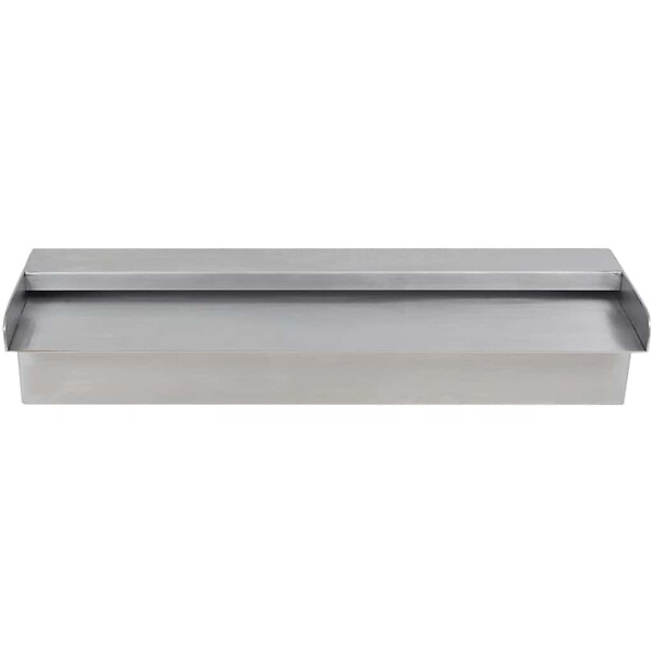 VIDAXL - vidaXL Lame d'eau rectangulaire 45 cm Acier inoxydable pour piscine - large