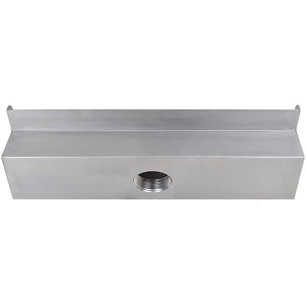 VIDAXL - vidaXL Lame d'eau rectangulaire 45 cm Acier inoxydable pour piscine - large
