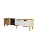 HABITAT ET JARDIN - Meuble TV en bois "Exxen" - 180 x 35 x 53 cm - Blanc - vignette