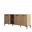 HABITAT ET JARDIN - Buffet en bois "Aurora" - 180 x 45 x 80 cm - Marron - vignette