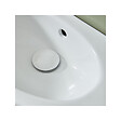 PLANETE BAIN - Bonde de vidage pour lavabo et vasque avec trop plein - Clic clac - Dôme céramique blanc brillant - vignette