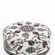 HABITAT ET JARDIN - Pouf en bois "Rimini" - 65 x 65 x 40 cm - Blanc - vignette