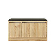 HABITAT ET JARDIN - Meuble à chaussures en bois "Mirko" - 90 x 35 x 45 cm - Beige - vignette