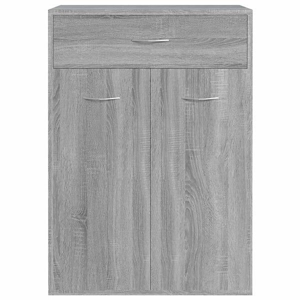 VIDAXL - vidaXL Armoire à  chaussures Sonoma gris 60x35x84 cm Bois d'ingénierie - large