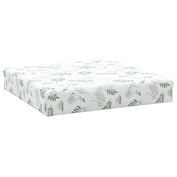 VIDAXL - vidaXL Coussins de palette lot de 2 motif de feuilles tissu Oxford - large