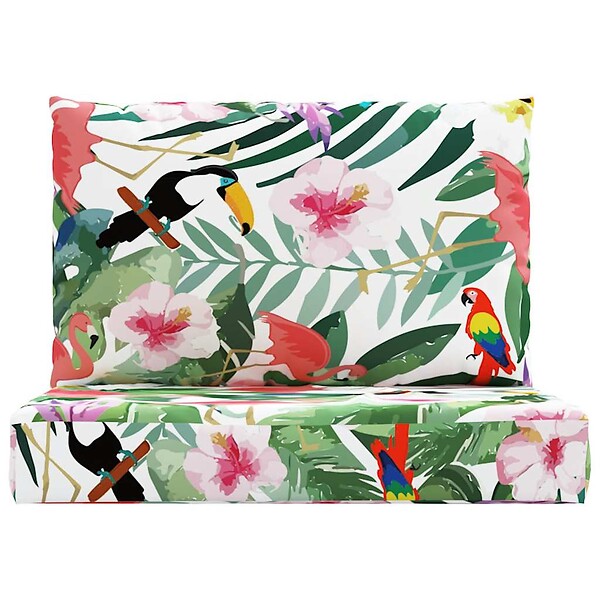 VIDAXL - vidaXL Coussins de palette lot de 2 multicolore tissu Oxford - large