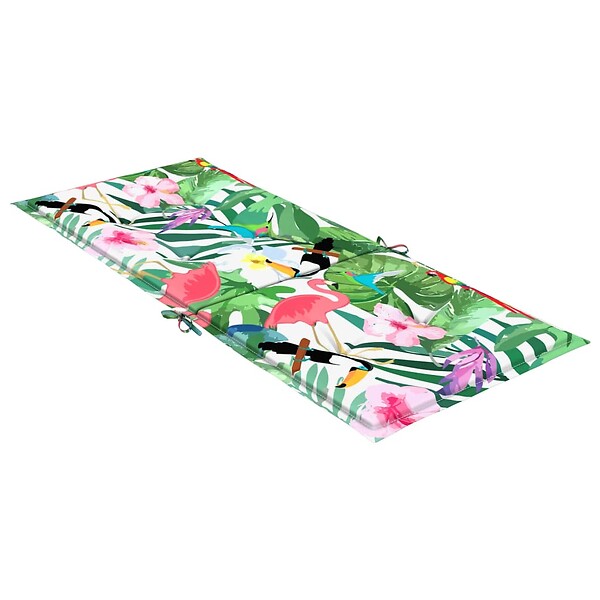 VIDAXL - vidaXL Coussins de chaise de jardin dossier haut lot de 2 multicolore - large