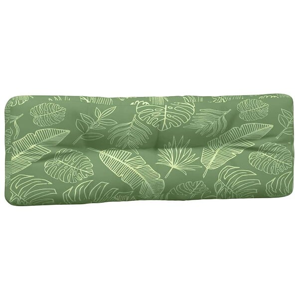 VIDAXL - vidaXL Coussins de palette lot de 5 motif de feuilles tissu - large