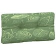 VIDAXL - vidaXL Coussins de palette lot de 5 motif de feuilles tissu - vignette