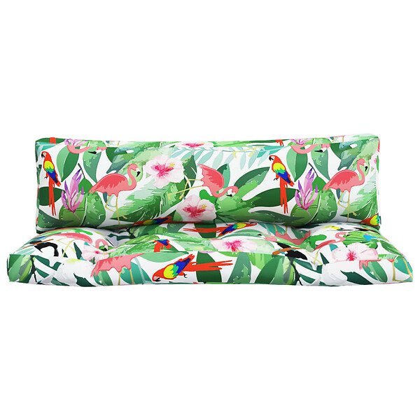 VIDAXL - vidaXL Coussins de palette lot de 2 multicolore tissu Oxford - large