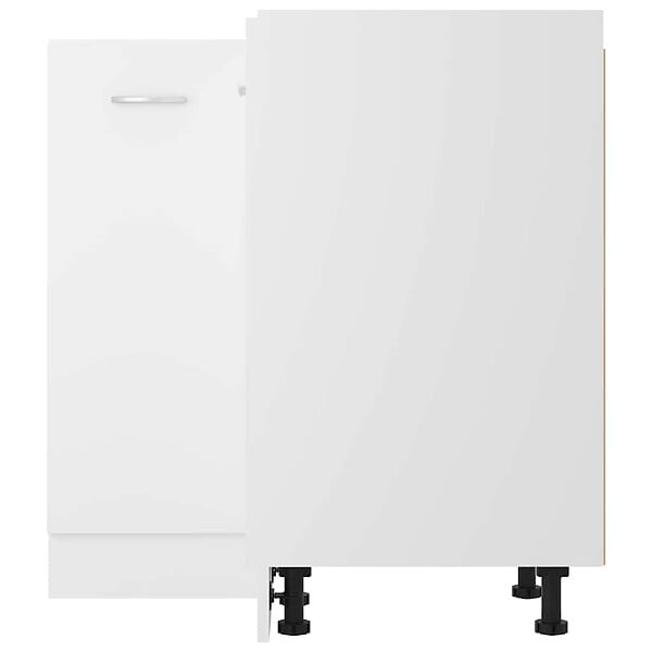 VIDAXL - vidaXL Armoire de plancher d'angle "Lyon" blanc 75,5x75,5x81,5 cm - large