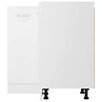 VIDAXL - vidaXL Armoire de plancher d'angle "Lyon" blanc 75,5x75,5x81,5 cm - vignette