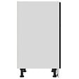 VIDAXL - vidaXL Armoire de plancher à tiroir "Lyon" Noir 60x46x81,5 cm - vignette