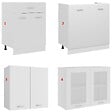 VIDAXL - vidaXL Ensemble de meubles de cuisine 4 pcs Blanc Bois d'ingénierie - vignette