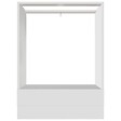 VIDAXL - vidaXL Armoire à four "Riga" Blanc 60x46x81,5 cm Bois d’ingénierie - vignette