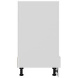 VIDAXL - vidaXL Armoire à four "Riga" Blanc 60x46x81,5 cm Bois d’ingénierie - vignette
