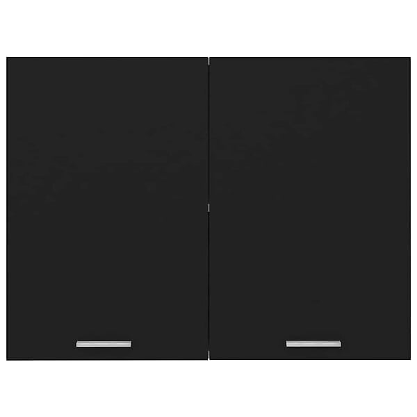 VIDAXL - vidaXL Armoire suspendue "Lyon" Noir 80x31x60 cm Bois d’ingénierie - large