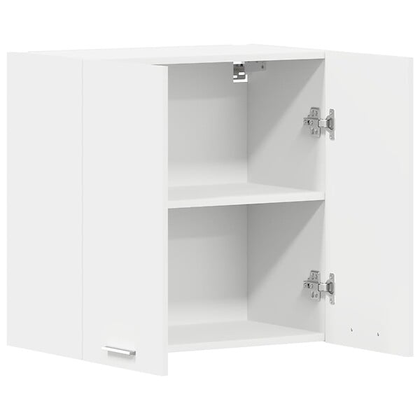 VIDAXL - vidaXL Armoire suspendue "Lyon" Blanc 60x31x60 cm Bois d'ingénierie - large
