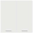 VIDAXL - vidaXL Armoire suspendue "Lyon" Blanc 60x31x60 cm Bois d'ingénierie - vignette