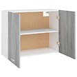 VIDAXL - vidaXL Armoire suspendue "Lyon" Sonoma gris 80x31x60 cm - vignette