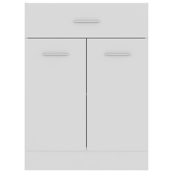 VIDAXL - vidaXL Armoire de plancher à tiroir "Lyon" Blanc - large