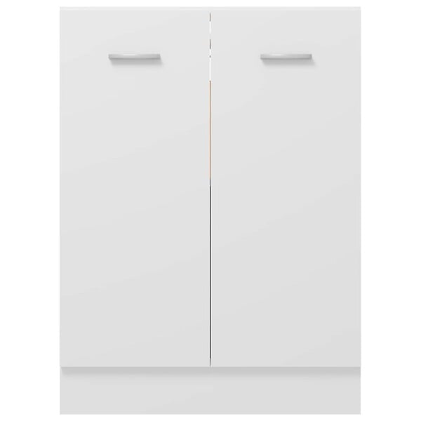 VIDAXL - vidaXL Armoire de plancher "Lyon" Blanc Bois d'ingénierie - large