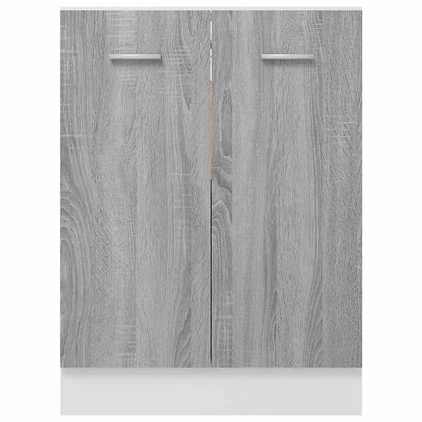 VIDAXL - vidaXL Armoire de plancher "Lyon" Sonoma gris 60x46x81,5 cm - large