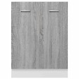 VIDAXL - vidaXL Armoire de plancher "Lyon" Sonoma gris 60x46x81,5 cm - vignette