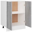 VIDAXL - vidaXL Armoire de plancher "Lyon" Sonoma gris 60x46x81,5 cm - vignette