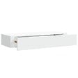 VIDAXL - vidaXL 2x Etagères à Tiroirs Murales Armoires Flottantes Etagères Suspendues Supports Muraux Salon Salle de Séjour Maison Blanc 60x23,5x10 cm MDF - vignette