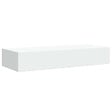 VIDAXL - vidaXL 2x Etagères à Tiroirs Murales Armoires Flottantes Etagères Suspendues Supports Muraux Salon Salle de Séjour Maison Blanc 60x23,5x10 cm MDF - vignette