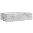 VIDAXL - vidaXL 2x Etagères à Tiroir Murales Armoires Flottantes Etagères Suspendues Supports Muraux Salon Salle de Séjour Gris Béton 40x23,5x10 cm MDF - vignette