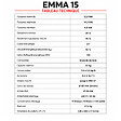 EMAFLAM - Poêle à granulés Étanche EMMA 15 kW + kit conduit ventouse - - vignette