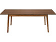 HABITAT ET JARDIN - Table repas extensible en bois 160/210 cm "Prisma" - 8 places - Marron - vignette