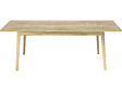 HABITAT ET JARDIN - Table repas extensible en bois 160/210 cm "Prisma" - 8 places - Beige - vignette