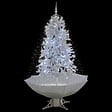 VIDAXL - vidaXL Arbre de Noël neigeux avec base de parapluie Blanc 170 cm - vignette