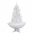 VIDAXL - vidaXL Arbre de Noël neigeux avec base de parapluie Blanc 170 cm - vignette