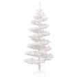 VIDAXL - vidaXL Arbre de Noël hélicoïdal pré-éclairé et support blanc 150cm PVC - vignette