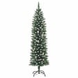 VIDAXL - vidaXL Sapin de Noël artificiel mince avec support 180 cm PVC - vignette