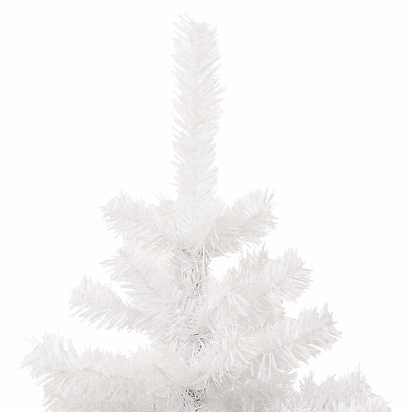 VIDAXL - vidaXL Arbre de Noël hélicoïdal pré-éclairé avec pot blanc 120 cm PVC - large