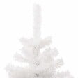 VIDAXL - vidaXL Arbre de Noël hélicoïdal pré-éclairé avec pot blanc 120 cm PVC - vignette
