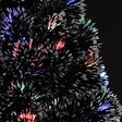 VIDAXL - vidaXL Arbre de Noël pré-éclairé avec support 240 cm fibre optique - vignette