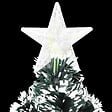 VIDAXL - vidaXL Arbre de Noël pré-éclairé avec support 240 cm fibre optique - vignette