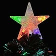 VIDAXL - vidaXL Sapin de Noël et flocons de neige LED Noir 64 cm Fibre optique - vignette